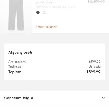 Mango Aldığım Ürünü 1 Gün Sonra İptal Etti