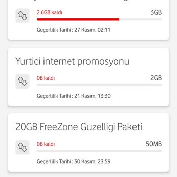 Vodafone Faturama Haksız Yere Yansıtma Yapıyor