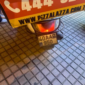 PizzaLazza 40 Aab950 Motokurye Saygısızlığı Mahmutbey Caddesi