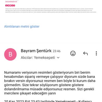 Yemek Sepeti Hesabımı Başkası Kullanıyor