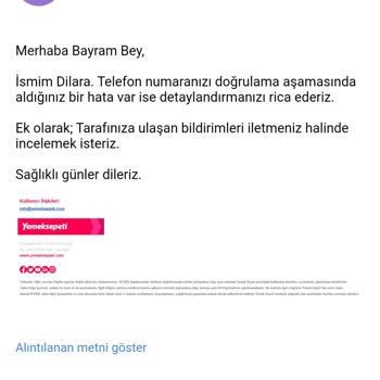 Yemek Sepeti Hesabımı Başkası Kullanıyor