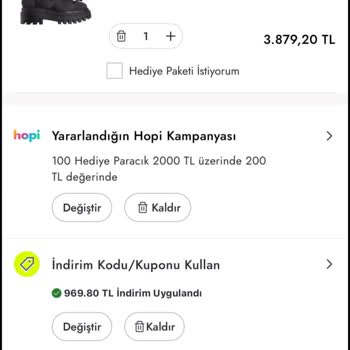 Boyner Sepette Fiyat Tutarsızlığı