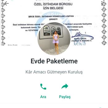 Seçe Paketleme (mila Danışmanlık) Kişisel Bilgi Dağıtımı Tedbir