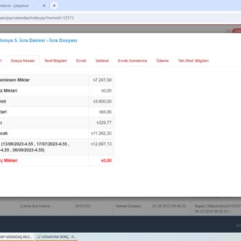 Vodafone Bitmiş Borca Fazla Para Talep Ediliyor.