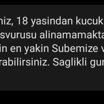 Ziraat Bankası Ziraat Bankkart Yaş Problemi