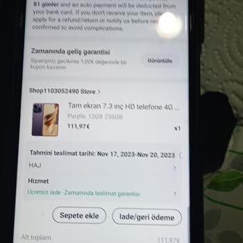 Aliexpress Ürünümü İstiyorum Kayıp