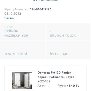 Vivense Bir Buçuk Aydır Kargoya Verilmemesi