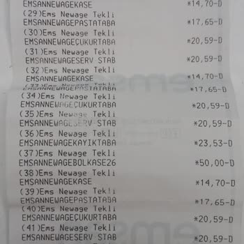 Emsan Mutfak Hatalı Ürünü Kabul Edilmiyor