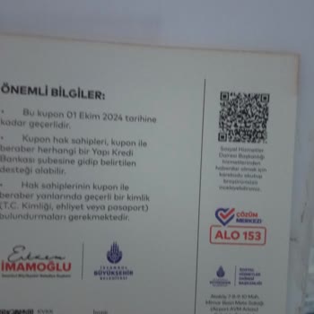 İBB - İstanbul Büyükşehir Belediyesi Kupon Kartından Parayı Çekemiyorum.