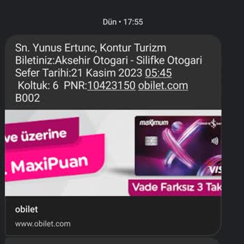 Kontur Turizm Otogara Girmeden Gecen Araç Yolcusunu Almamıştır