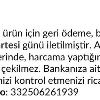Trendyol İade İptal İşlem