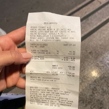 Migros Kasiyer Kız Matematiği Bayağı Zayıf Şikayetçiyim