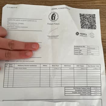 Medipol Sağlık Grubu Medipol Mega Detaylı Fatura Vermemesi/ Usulsüz Para Talebi