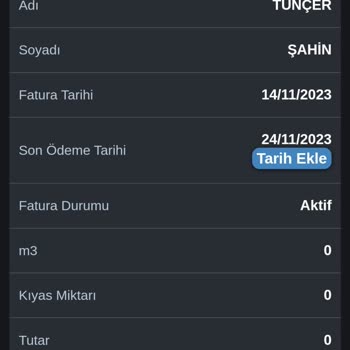 İSKİ Yüksek Fatura