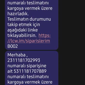 LC Waikiki Bilgilendirme Mesajı Zamanlaması Hakkında Düşüncesizlik