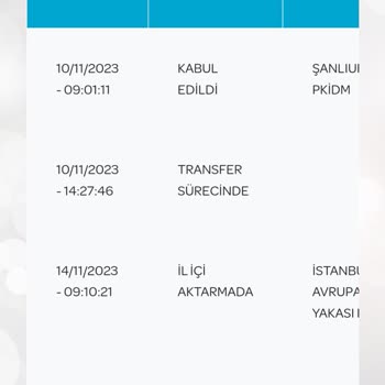 PTT Kargo Paketin Geç Ulaşması Arnavutköy (PDM)