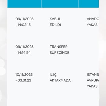 PTT Kargo Paketin Geç Ulaşması Arnavutköy (PDM)