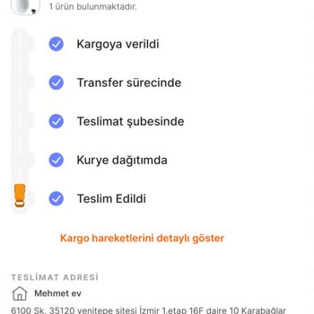 hepsiJET Kargom Elime Gelmedi