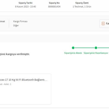 Media Markt Siparişin Kargo Takip Numarası Verilemedi