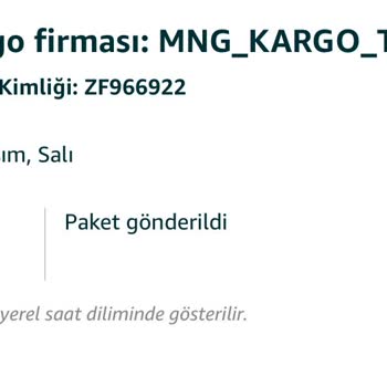 Amazon Kargoya Verdim Deyip Vermiyor Ve Müşteriyi Sallıyor