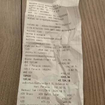 Boyner Montun Üstündeki Fiyattan Vermediler Daha Yüksek Bir Fiyattan Verdiler