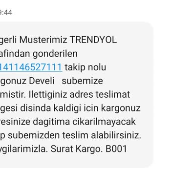 Sürat Kargo Kargomu Getirmiyor Bir De Akıl Veriyor