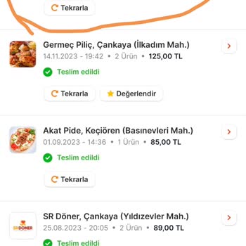 Migros Yemek İptal Edilen Sipariş Teslim Edildi Gözüküyor