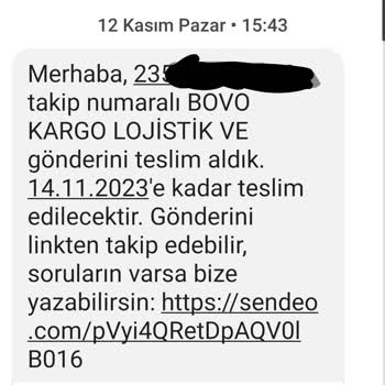 Sendeo Kargo Teslimatı Epey Gecikti