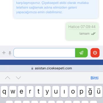 ÇiçekSepeti Sipariş Teslim Edilmedi