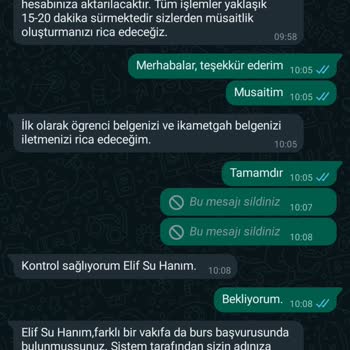 Barış Vakfı Burs Başvurusu Karşılıksız Burs Başvurusu Hakkında Şikayet