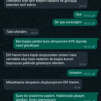 Barış Vakfı Burs Başvurusu Karşılıksız Burs Başvurusu Hakkında Şikayet