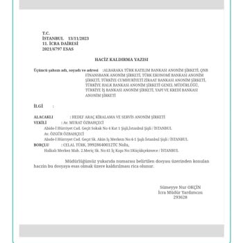 TEB İcra Dosyalarım Kapandığı Halde Blokenin Kalkmaması