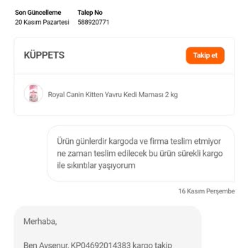 Hepsiburada Ürünüm Teslim Edilmiyor