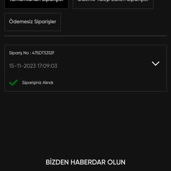 Oykuwear Siparişimi Göndermedi