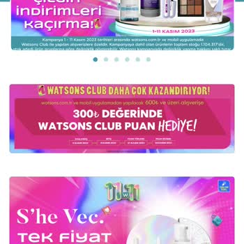 Watsons Club Puan Hediye Yüklemesi Yapılmadı