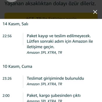 AGT Kargo Ürünümü Teslim Etmiyor.