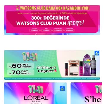 Watsons Kampanya Puanımı Vermiyor