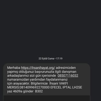 İhsan Vakfı (Burs Başvuru) Öğrenci Bursu Diye Yanıltmak