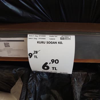 Şok Market Bankkart Liramı Yedi, Soğanı Kasada Yüksek Fiyattan Sattı