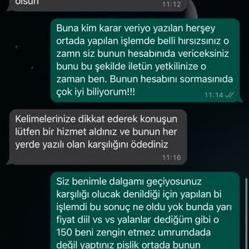 Eylül Öztürk Nail Spa Yapılmayan İşlem Ücreti Almak