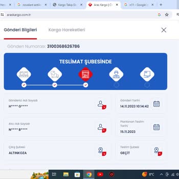 Aras Kargo Konya Geçit Şube Kargomu Getirmedi Ve Geri Gitti Ürün