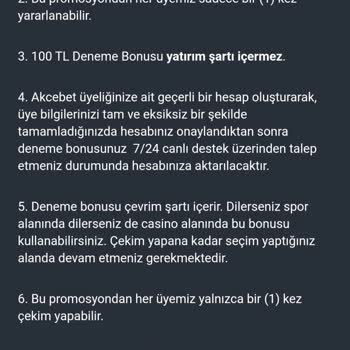 Akcebet Deneme Bonusu Saçmalığı