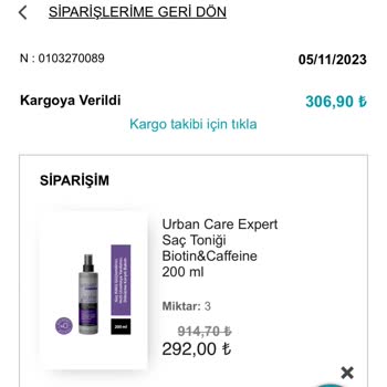 Watsons'a Ulaşamıyorum Kargom Gelmiyor Ve Ücret İadesi Talep Ediyorum