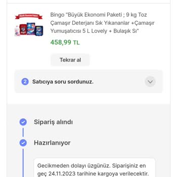 Hepsiburada Kargoya Verilmeyen Sipariş