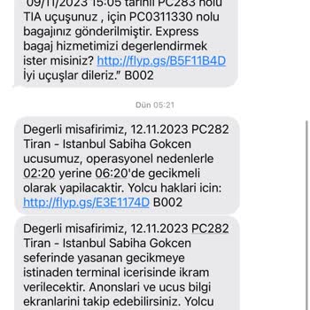 Pegasus Airlines Yurt Dışı 4 Saatten Fazla Sefer Gecikmesi