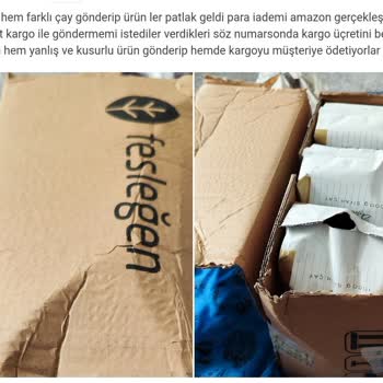 Amazon Hatalı Yanlış Ürün Ve Kargo İade Ücreti