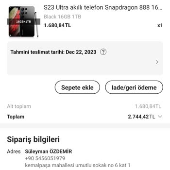 Aliexpress Siparişim İptal Edilmiş