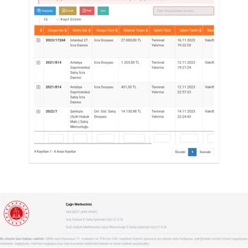 İstanbul İcra Dairesi İhale Teminat İade