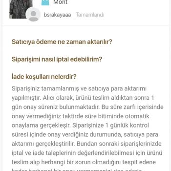 Gardrops Uygulaması Ayıplı Montun İadesini Kabul Etmedi