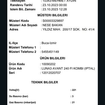 Baymak Bulunamayan Kombi Arızası